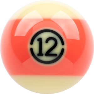 Aramith Tournament TV Replacement Ball – #12 | Golden Break Billiards